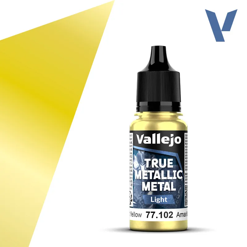 77102 True Metallic Metal Light Amarillo Radiante