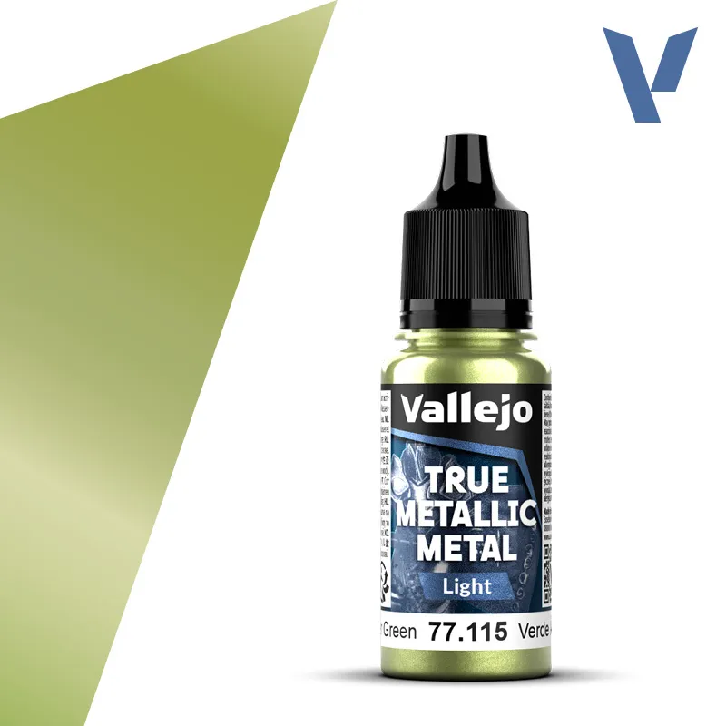 77115 True Metallic Metal Light Verde Ambar