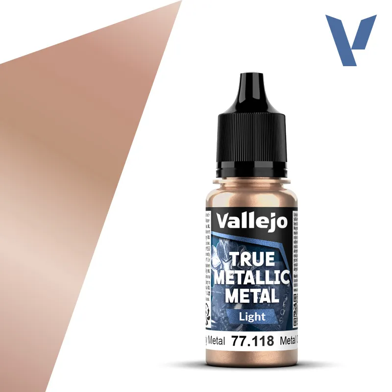 77118 True Metallic Metal Light Metal Oxidado