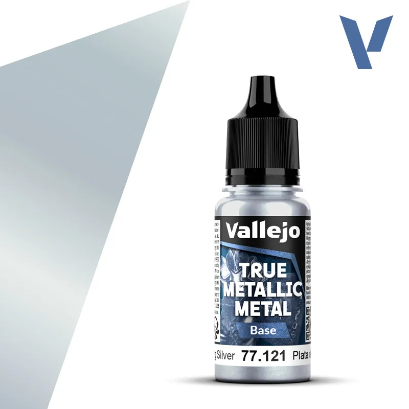 77121 True Metallic Metal Base Plata de ley