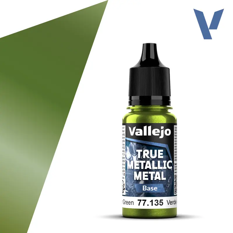 77135 True Metallic Metal Base Verde Ambar