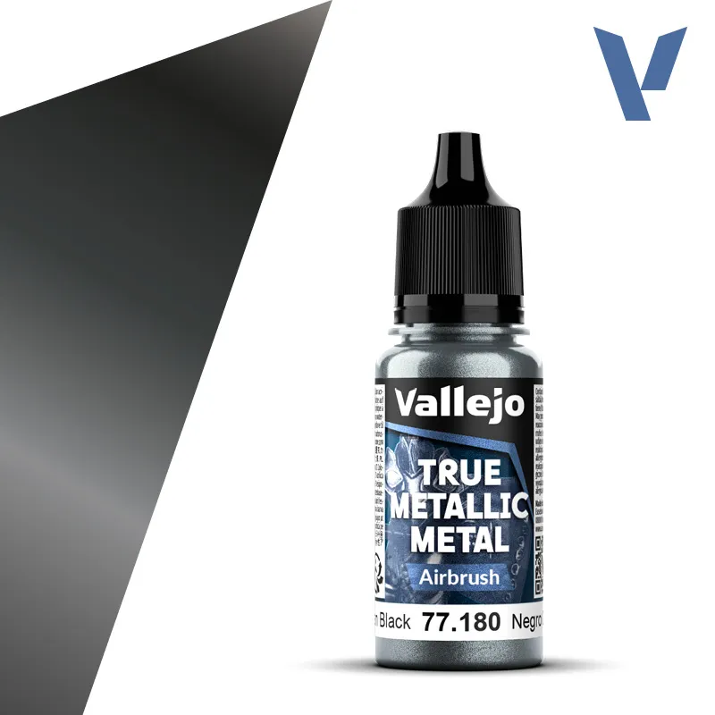 77180 True Metallic Metal Airbrush Negro Obsidiana