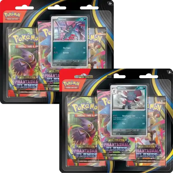 Pokemon tcg Phantasmal Flames 3 Pack Blister (ESP)  