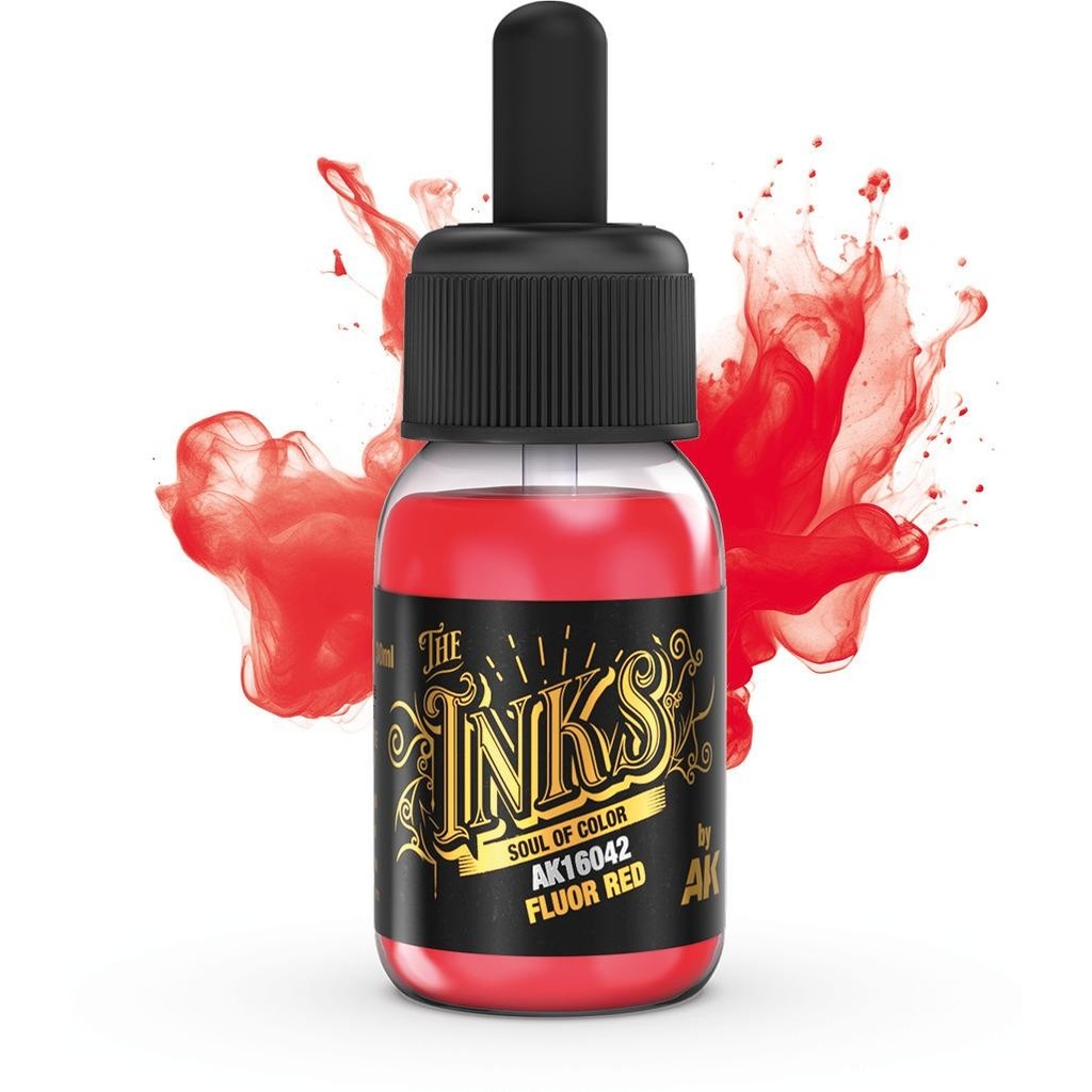AK16042 FLUOR RED - The INKS 30ml