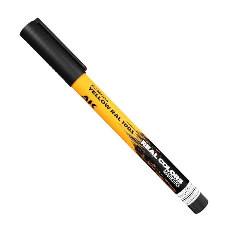 RCM004 AK REAL COLORS MARKERS YELLOW RAL1003