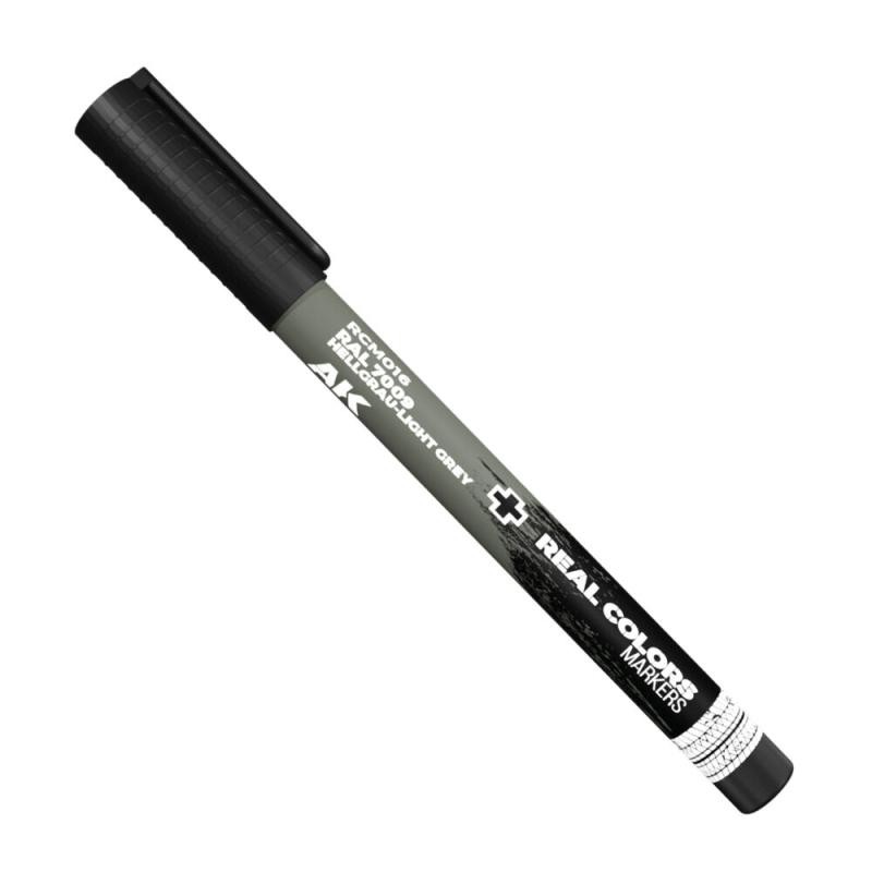 RCM016 AK REAL COLORS MARKERS RAL 7009 HELLGRAU-LIGHT GREY