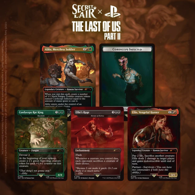 MTG  Secret Lair  PlayStation Superdrop The Last of Us: Part II (Non-Foil)  EN  