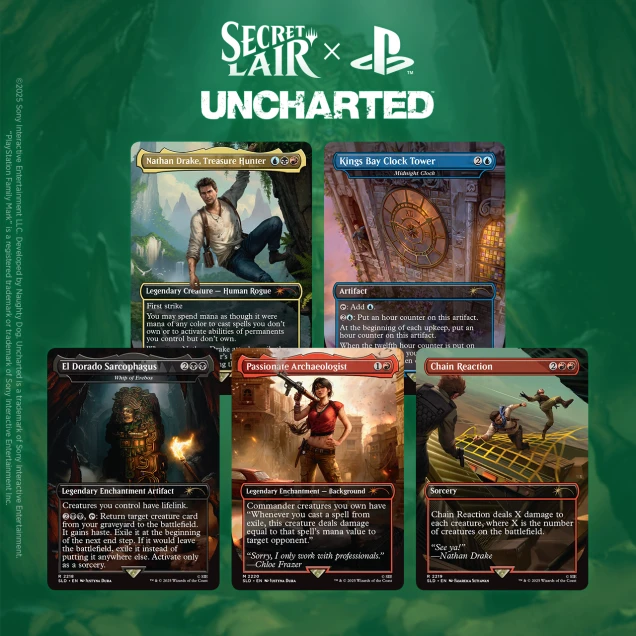 MTG  Secret Lair  PlayStation Superdrop Uncharted (Non-Foil)  EN   