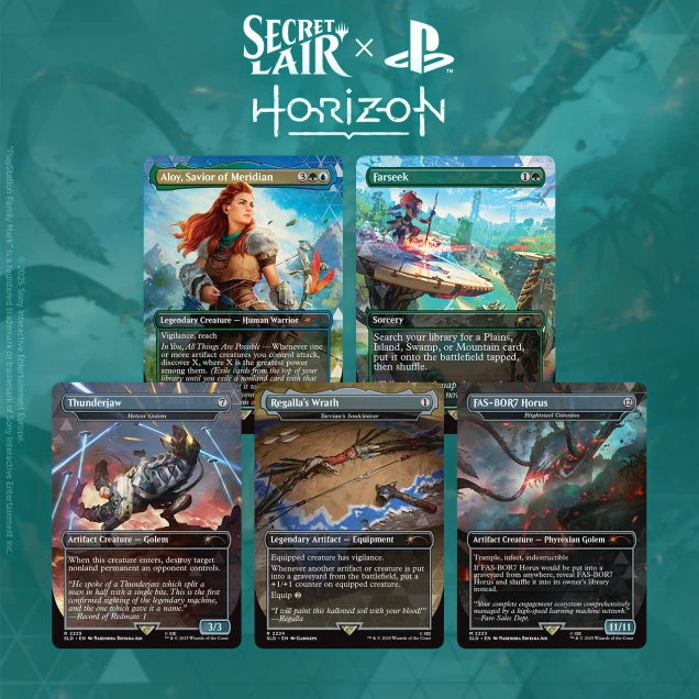 MTG  Secret Lair  PlayStation Superdrop Horizon Into the Forbidden West (Non-Foil)  EN    