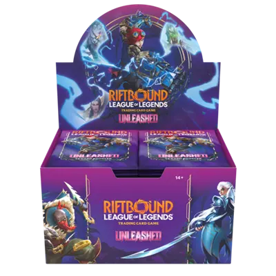 (Preventa)  Riftbound League of Legends TCG Unleashed Box  EN 