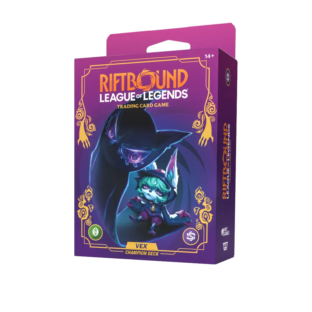 (Preventa)  Riftbound League of Legends TCG Unleashed Champion Deck Vex  EN  