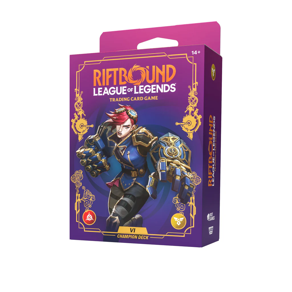 (Preventa)  Riftbound League of Legends TCG Unleashed Champion Deck Vi  EN  
