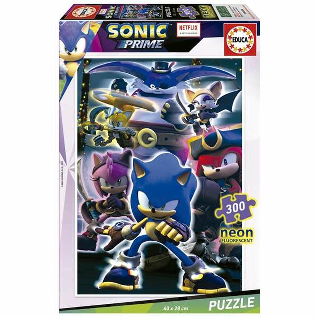 Puzzle Educa Neon Sonic 300 