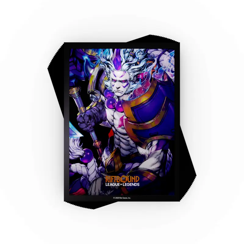 [RB-02AS02-EN] Riftbound: League of Legends TCG Spiritforged Art Sleeves: Spirit Blossom Darius (100 Sleeves)