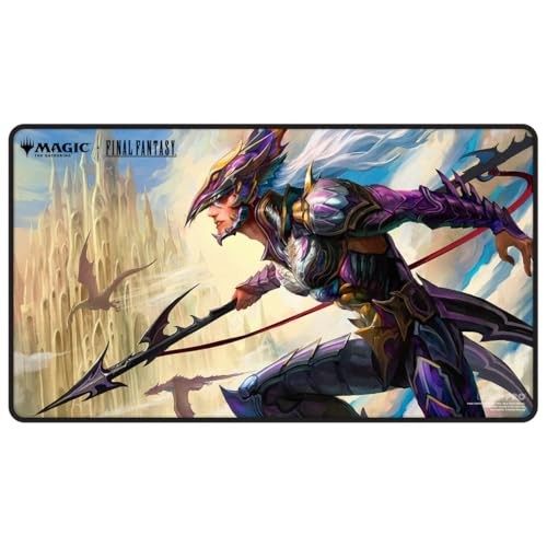 [ACCULE38764] Magic: The Gathering FINAL FANTASY Kain, Dragoon Traidor Tapete de juego cosido en negro 