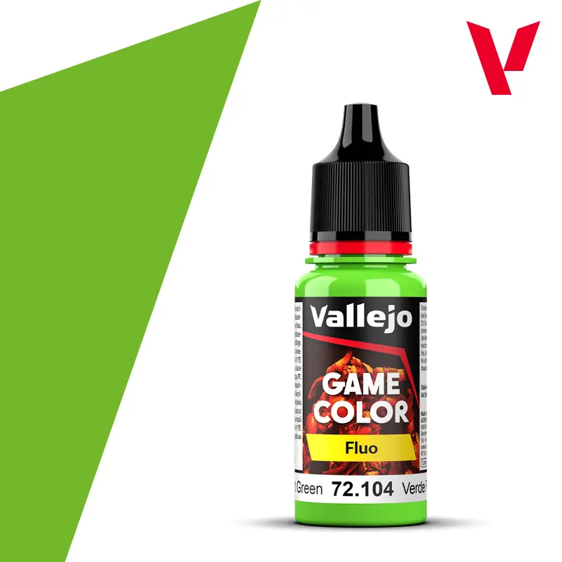 Vallejo 72104 Verde Fluorescente 18ml.