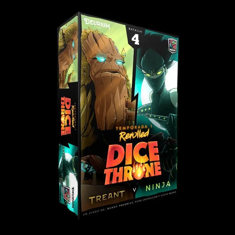 Dice Throne: treant y ninja