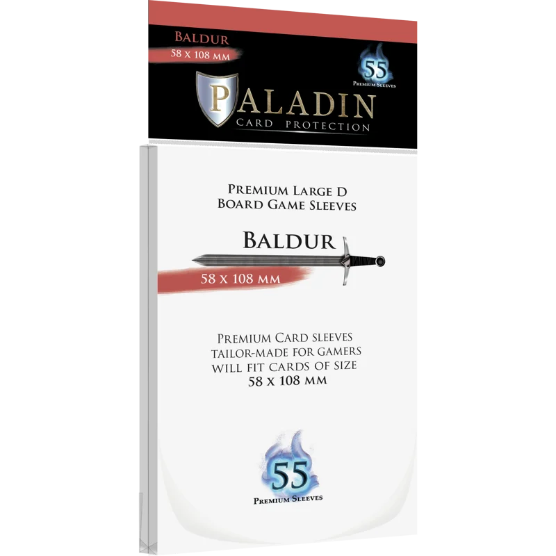 Paladin Sleeves Baldur Premium Large D 58x108mm (55 Sleeves)