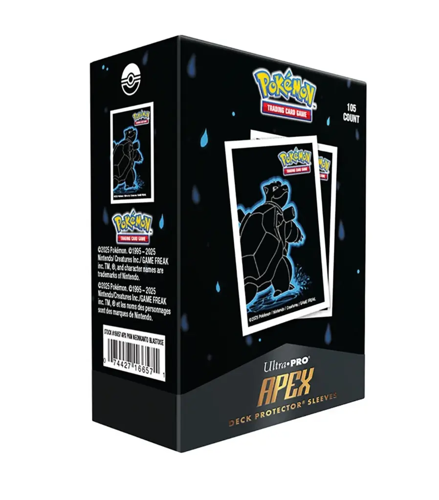 [ULTRAPRO-16657] UP Fundas Deck Protector Sleeves Blastoise Neon Kanto Pokémon