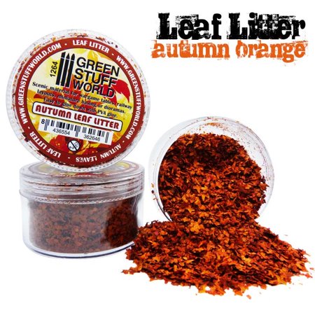 Leaf Litter - Autumn Orange New