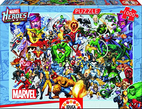 Educa Puzzle 1000 Piezas Los Héroes de Marvel