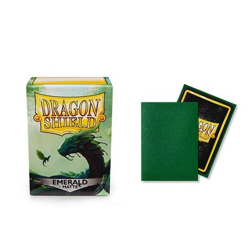 Dragon Shield Matte Sleeves - Emerald (100 Sleeves)