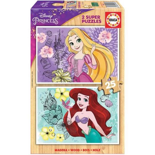 [PUZZLESIRE] Educa - Puzzle - 2x25 Disney Princess