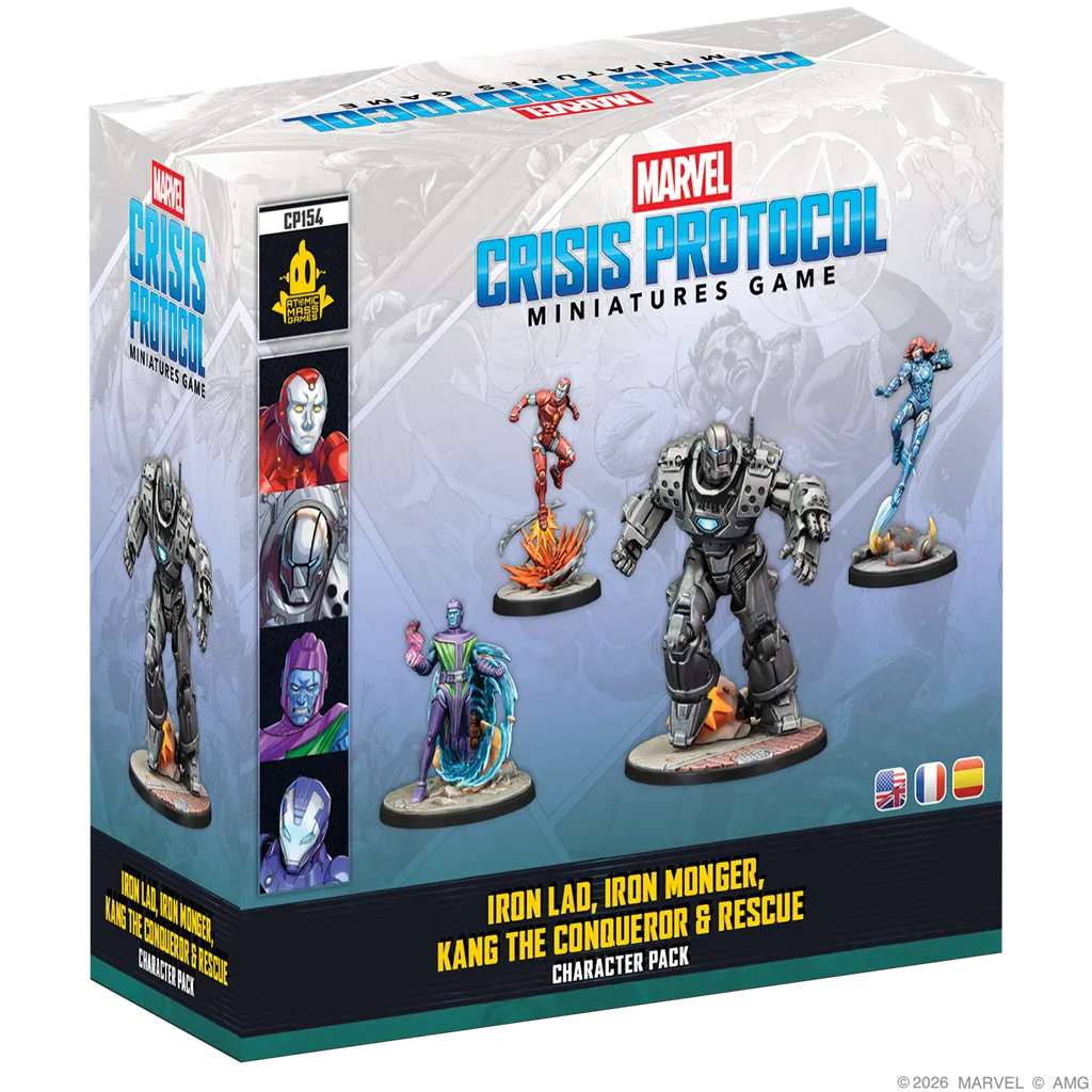 (RESERVA) Marvel Crisis Protocol: Iron Lad, Iron Monger, Kang the Conqueror