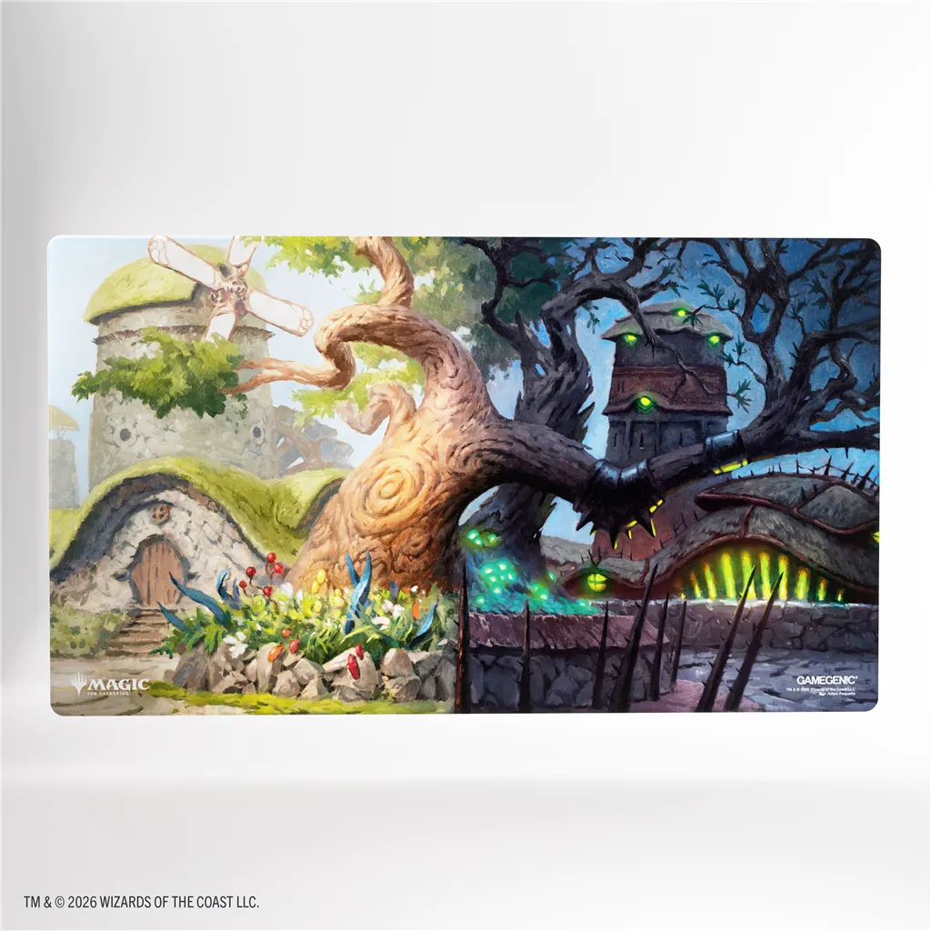 Gamegenic - Magic: The Gathering | Lorwyn Eclipsed Shiny Playmat - Temple Garden