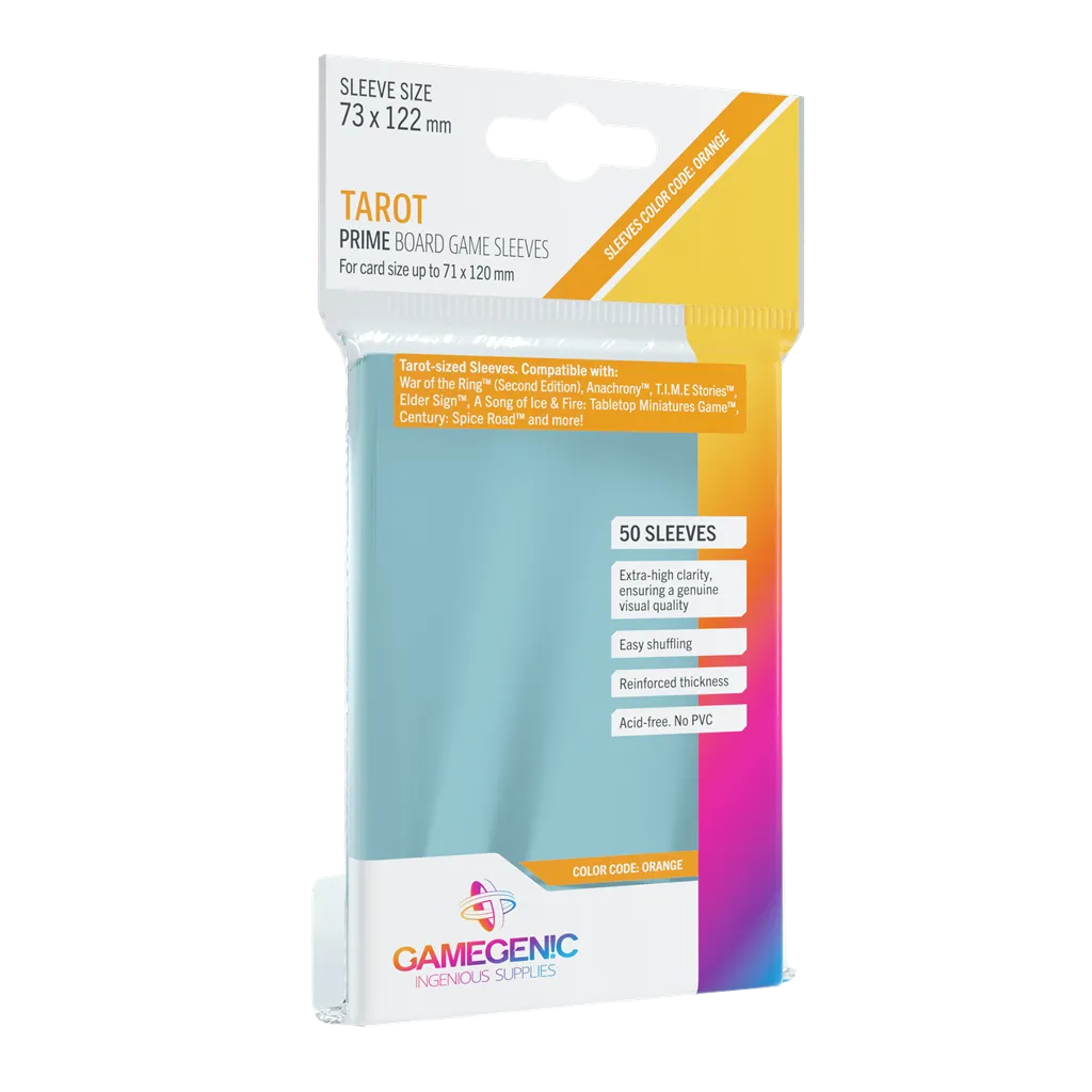 [GGS10041ML] Prime Tarot-Sized Sleeves 73x122mm (50)