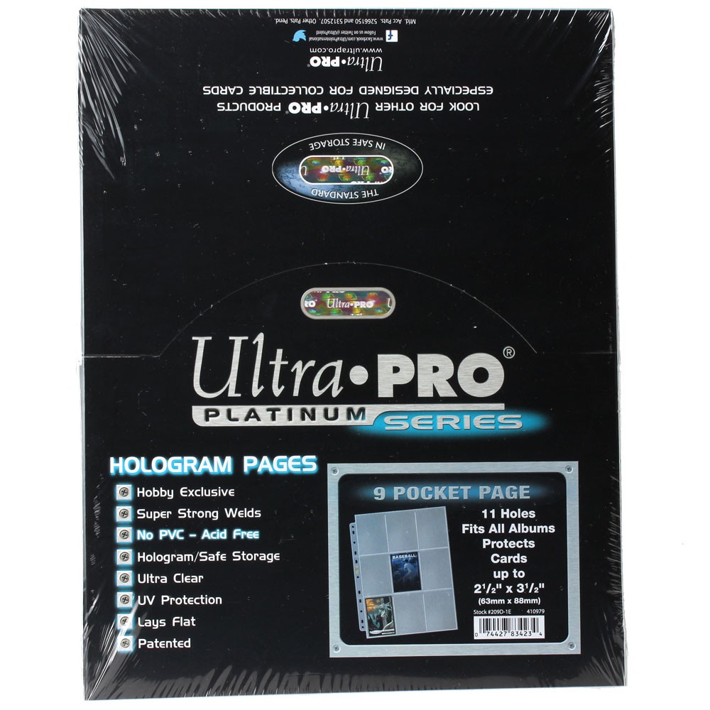 Ultra Pro 100ct Trading Cards Pages