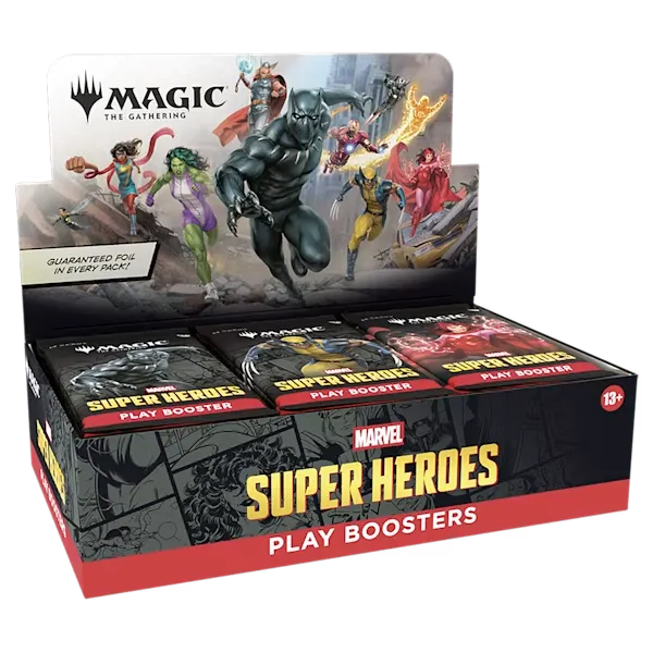(Preventa) MTG Marvel Super Heroes  Play Booster (30 Boosters) ESP