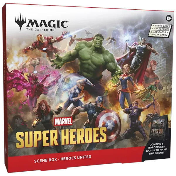 MTG Marvel Super Heroes Scene Box Heroes United