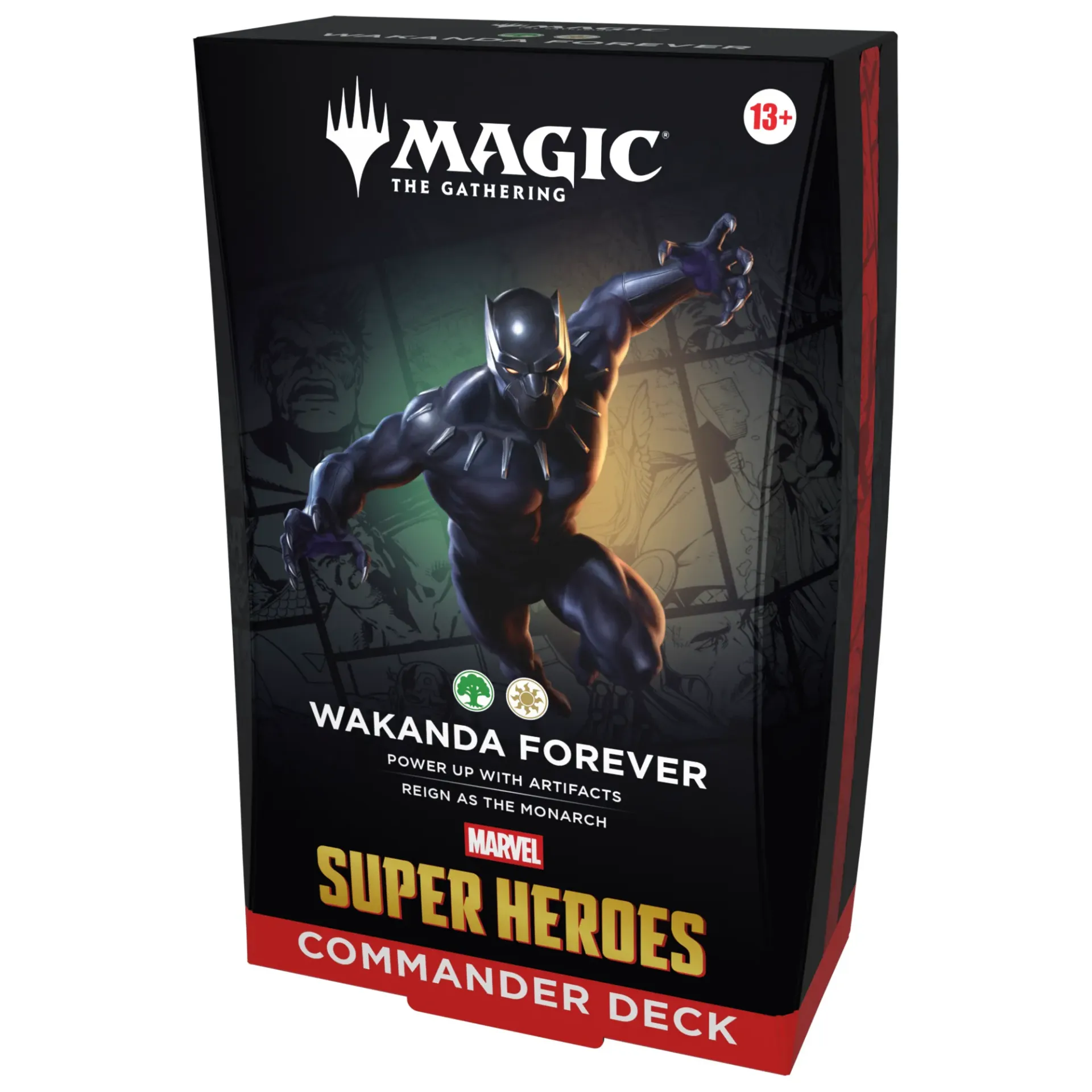 (Preventa) Mazo Commander Marvel Super Heroes Wakanda Forever ESP