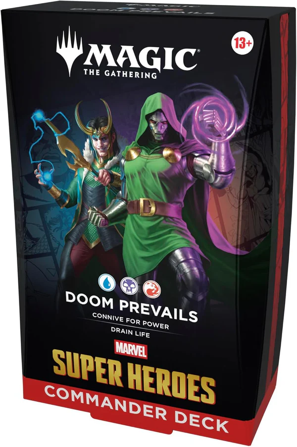 (Preventa) Mazo Commander Marvel Super Heroes Doom Prevails ESP