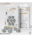 Set de dados Slytherin Modern Dice Set - White