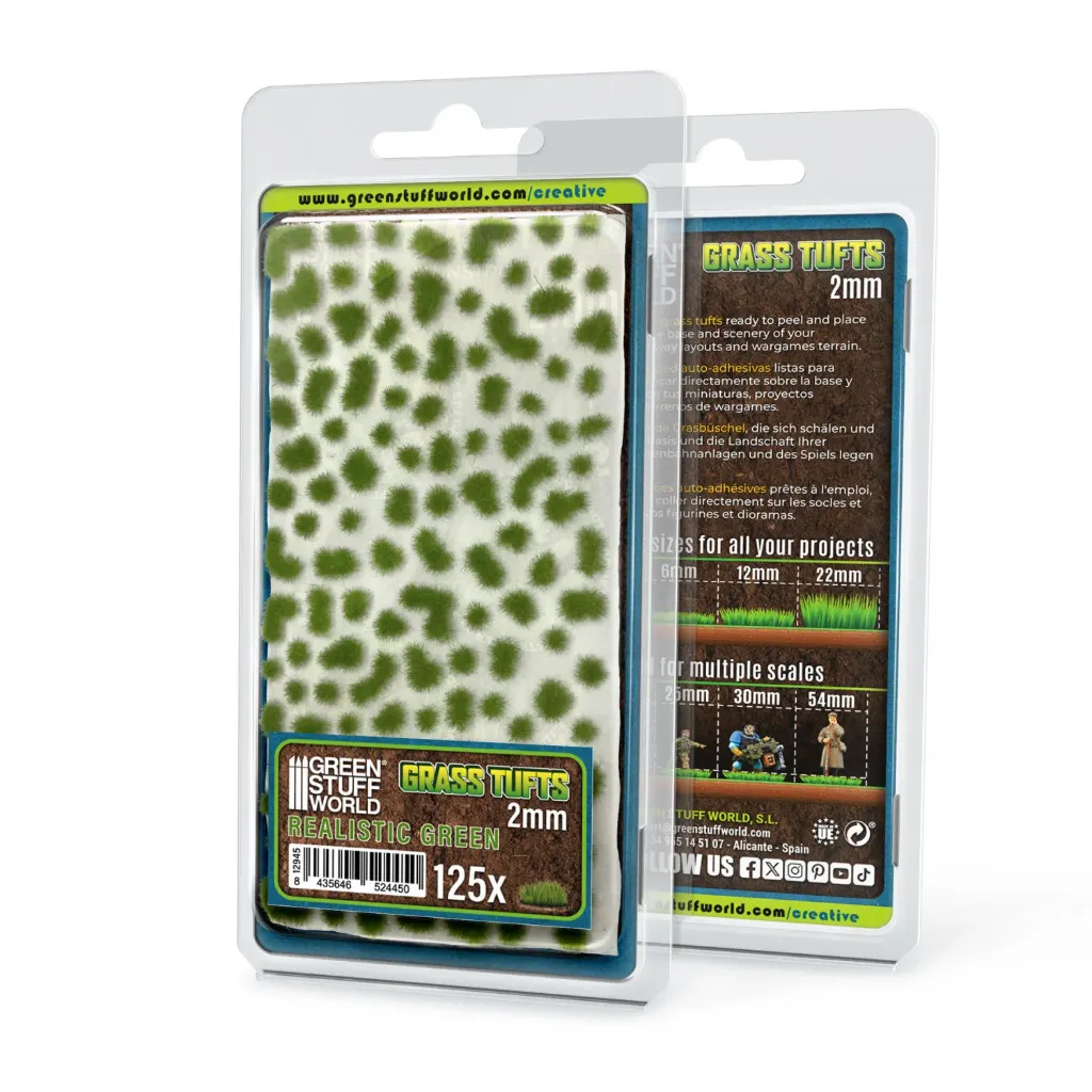 Matas Cesped - Tufts - 2 mm - Verde Realista