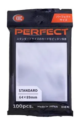 KMC Standard Sleeves - Perfect Size (100 Sleeves)