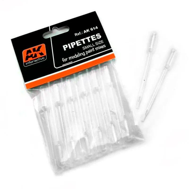 [AK614] Pipetas pequeñas 12 unidades