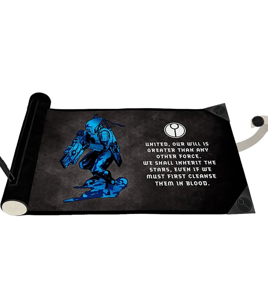[ULTRAPRO-16553] Tapete Dice Scroll Premium Foil T'au Empire Codex Aligned Warhammer 40K - Ultra Pro