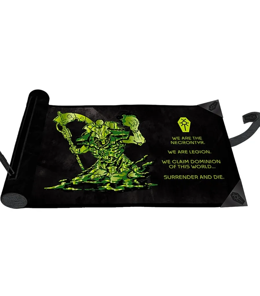 [ULTRAPRO-16560] Tapete Dice Scroll Premium Foil Necron Codex Aligned Warhammer 40K - Ultra Pro