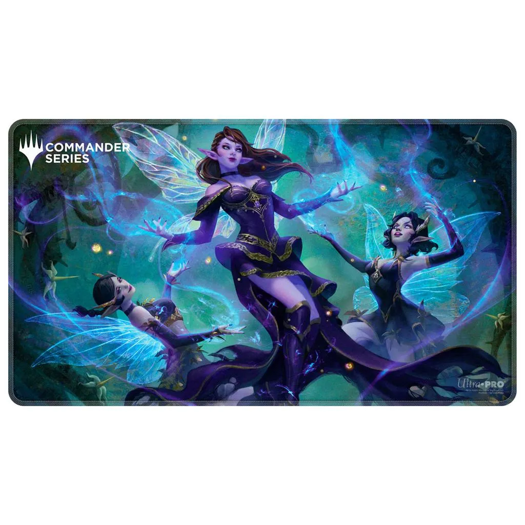 UP Commander Series Stitched Edge Playmat Alela for MTG
