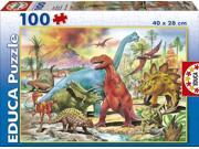 [13179] Educa - Puzzle 100 piezas Dinosaurios