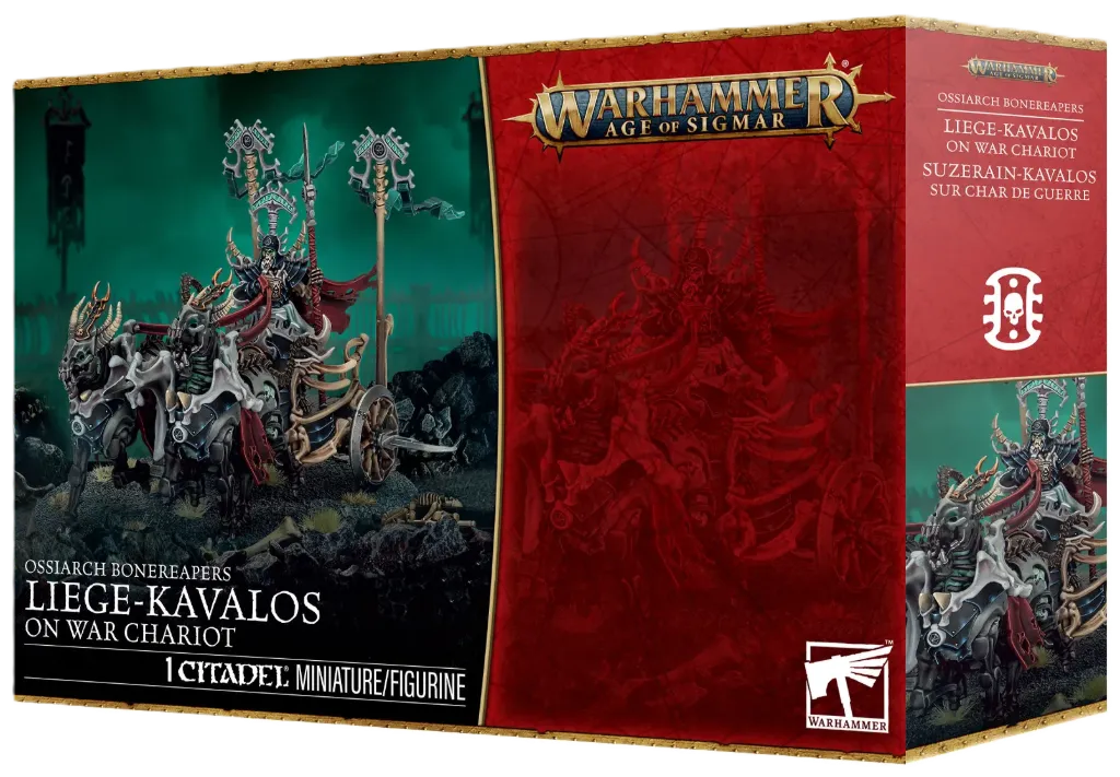 [94-36] (Preventa) Ossiarch Bonereapers: Kavalos en Carro de Guerra