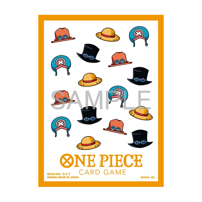 One Piece OFFICIAL CARD SLEEVES 13 Hat Patterns