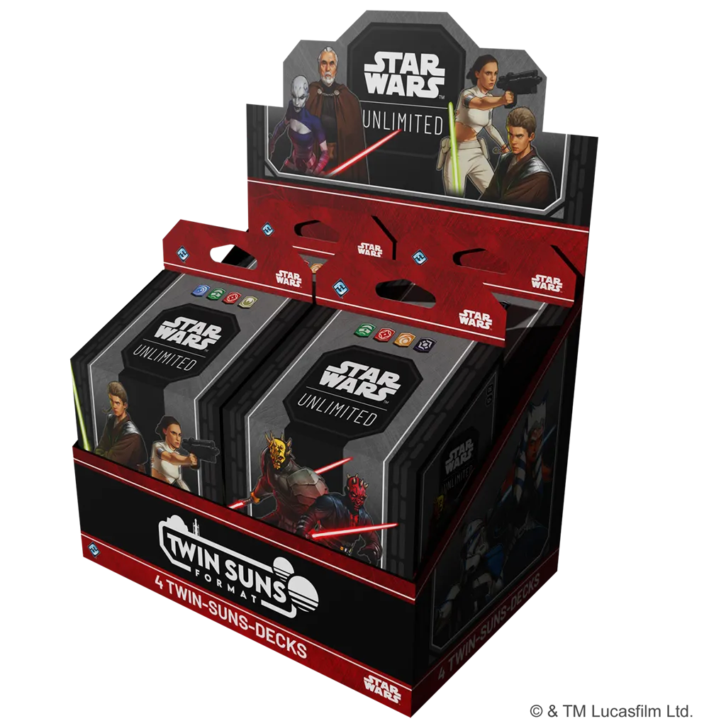 (Preventa) SWU: 2026 Twin Suns Decks (4) (ENG)