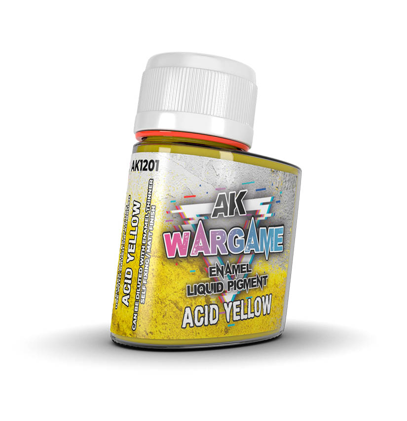 [AK1201] Amarillo ácido – Enamel Liquid Pigment AK1201