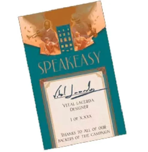 (Preventa) Speakeasy Edición Kickstarter - PRINTED Signature Decal