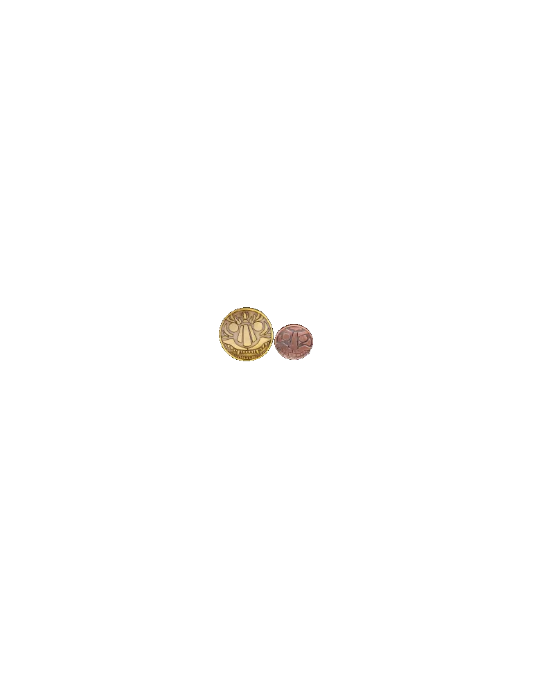 Beast: Enconos metálicos (Monedas)