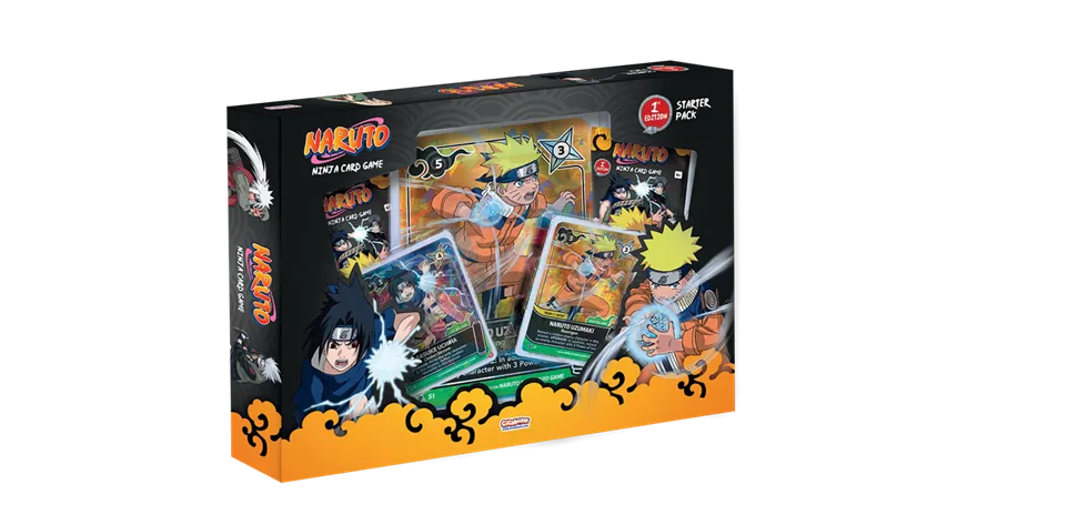 (Preventa) Naruto Ninja TCG Starter Pack Naruto y Sasuke